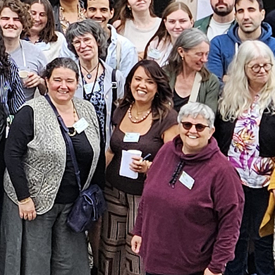 au premier plan, Agnès ATTARD (INRAe Sophia Antipolis)